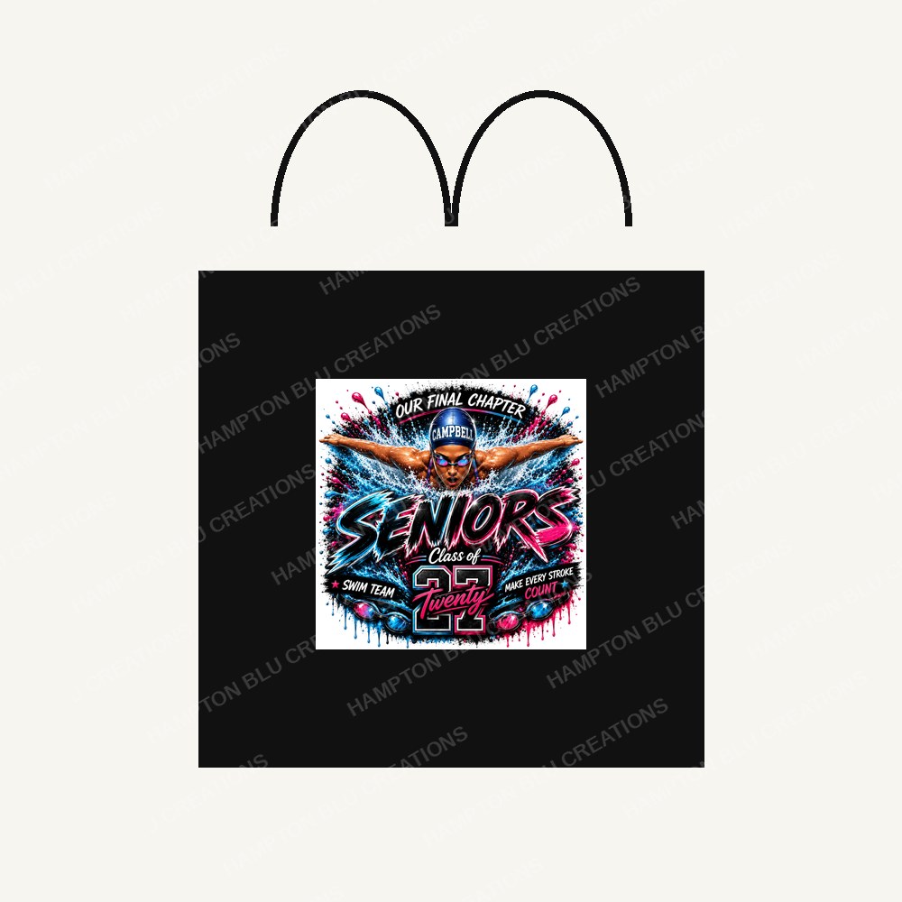 Seniors Swim Team Final Chapter Tote Bag
