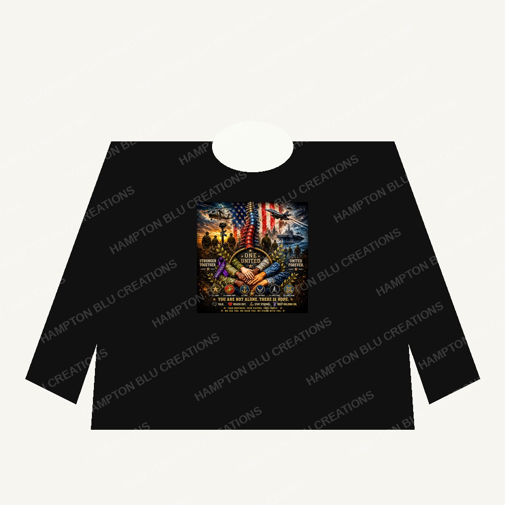 One United Military Mental Health Long Sleeve Shirt