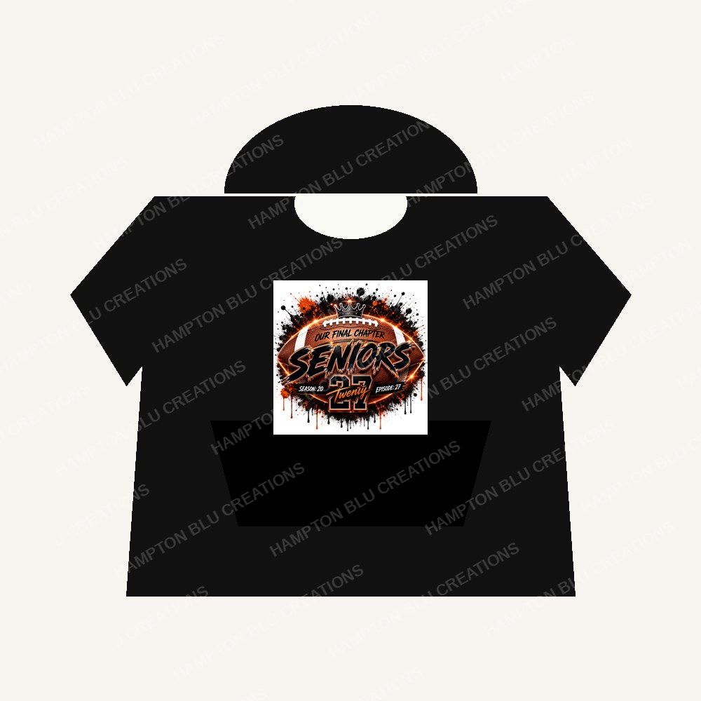 Seniors 2027 Final Chapter Football Hoodie
