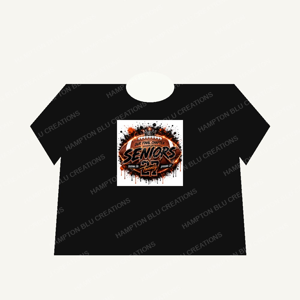 Seniors 2027 Final Chapter Football Premium T-Shirt