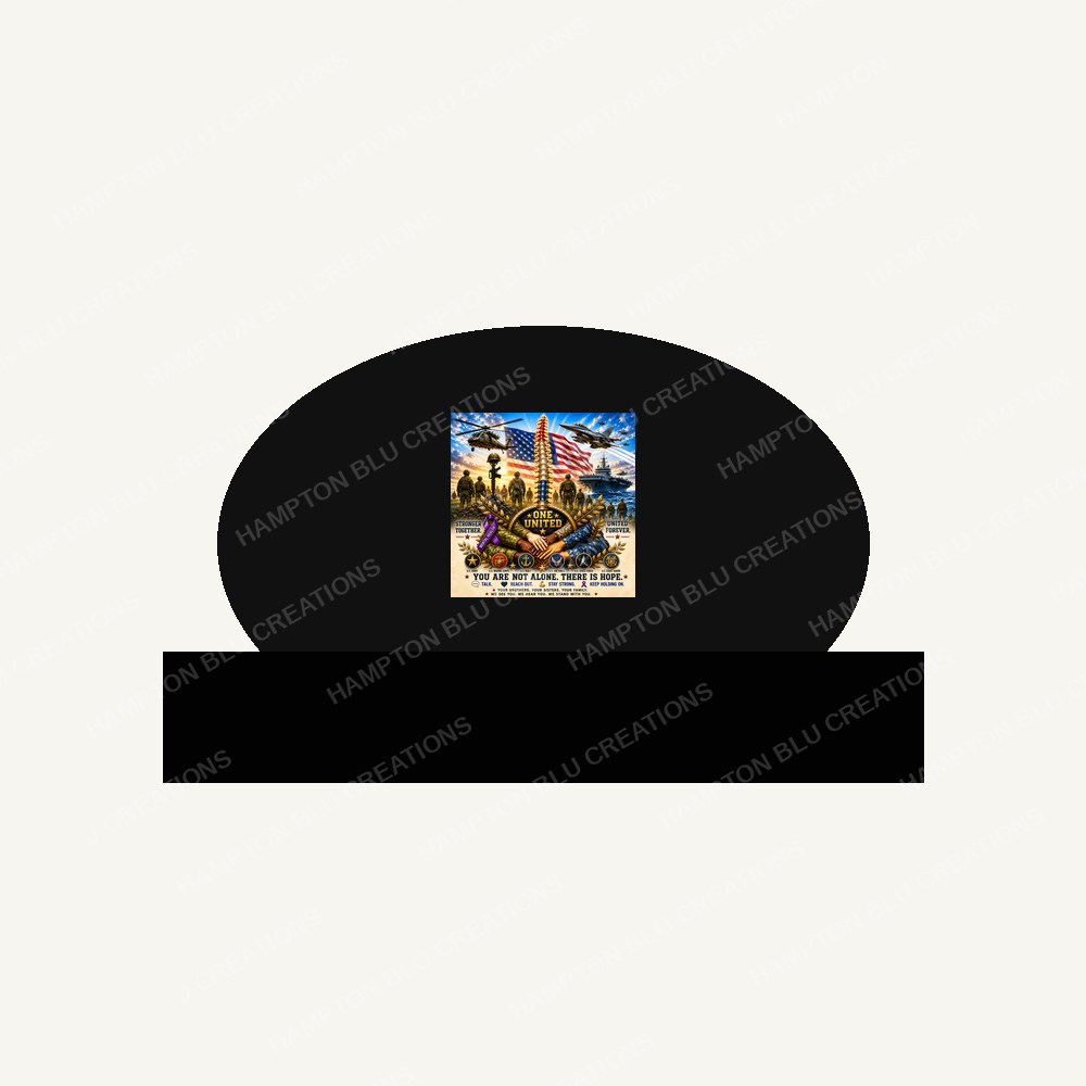 One united mental health, military design Hat