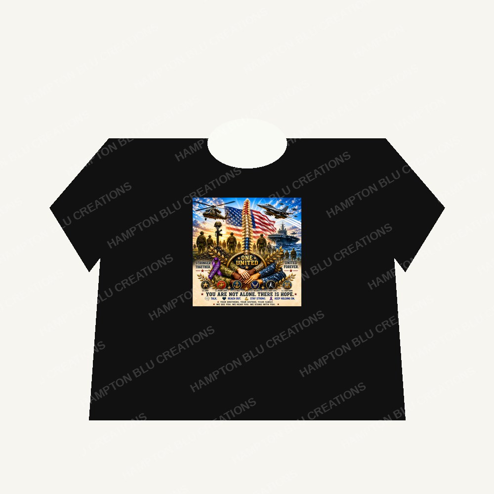 One united mental health, military design Premium T-Shirt
