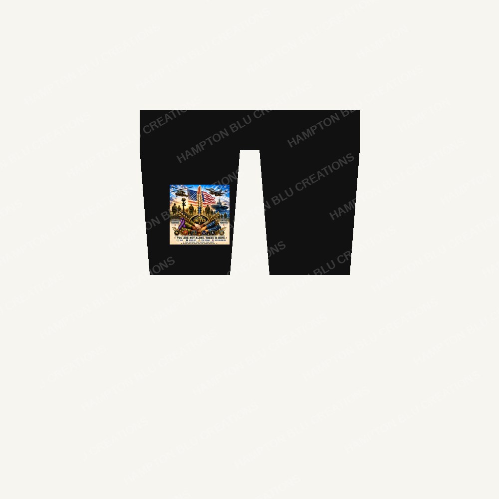 One united mental health, military design Shorts