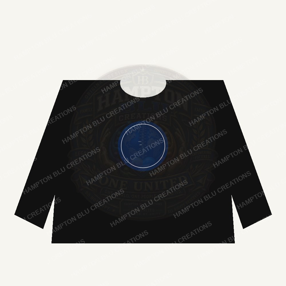 Blu Doodle Long Sleeve Shirt
