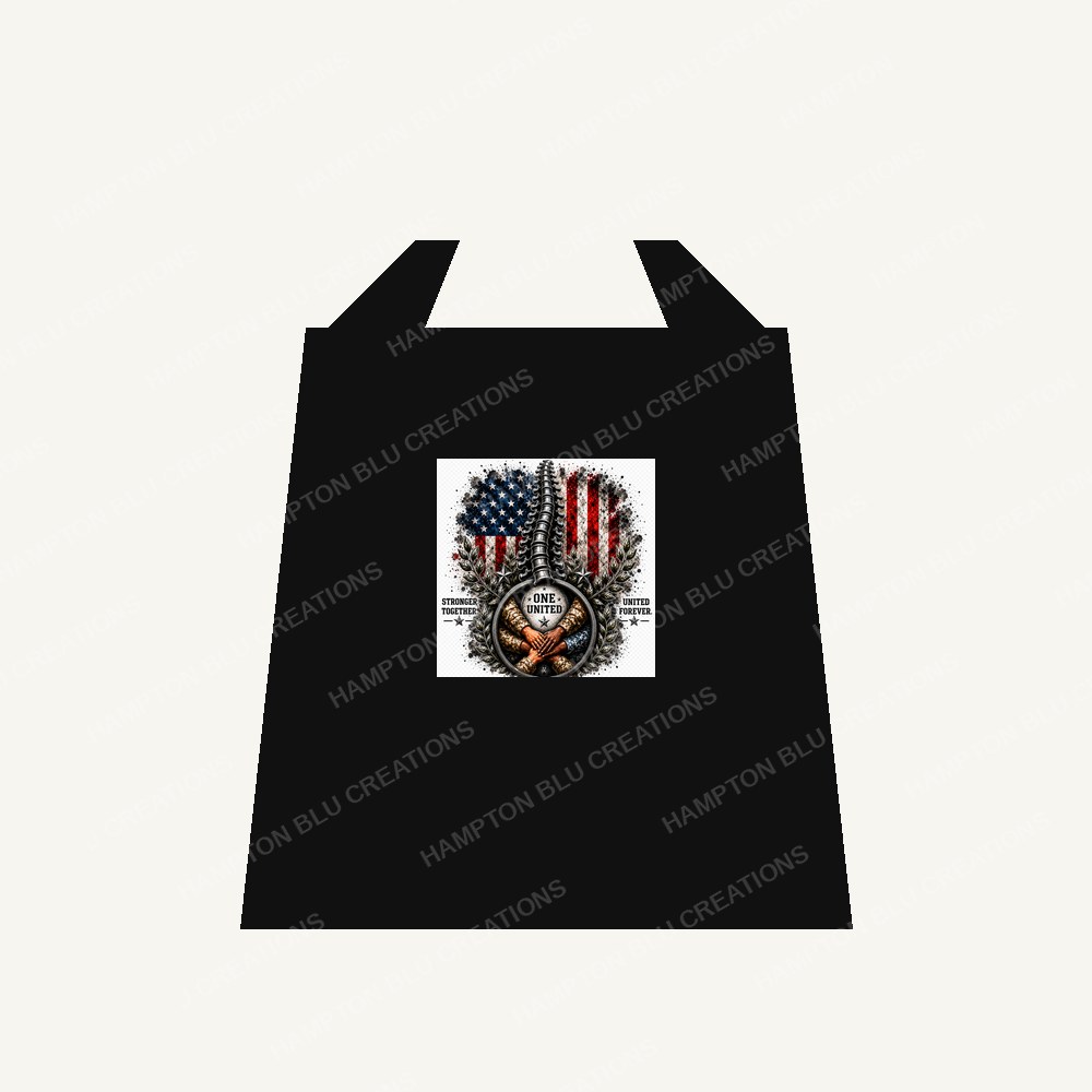 One united military spine, and flag design Tank Top