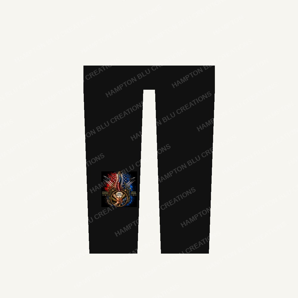 One United military plane design with spine Joggers
