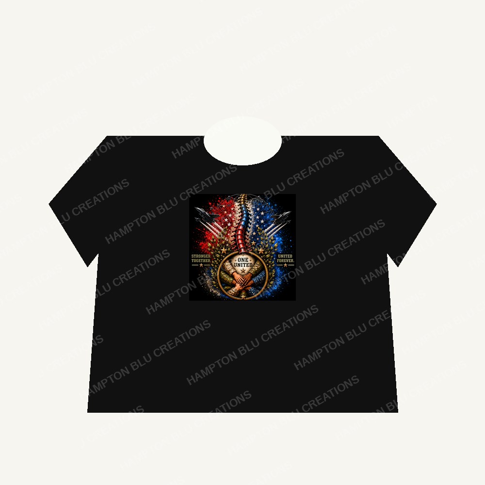 One United military plane design with spine T-Shirt